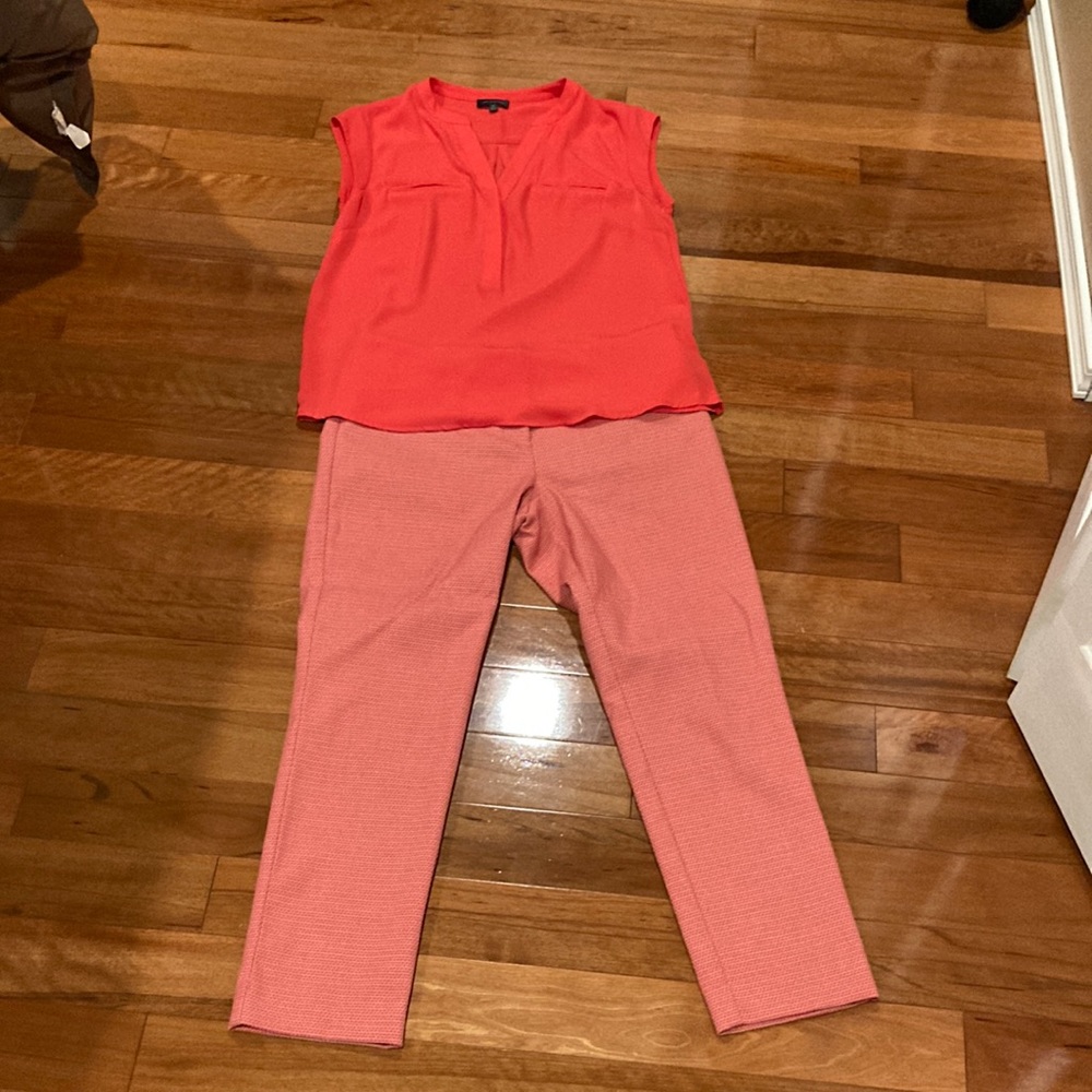 The limited blouse and capris.